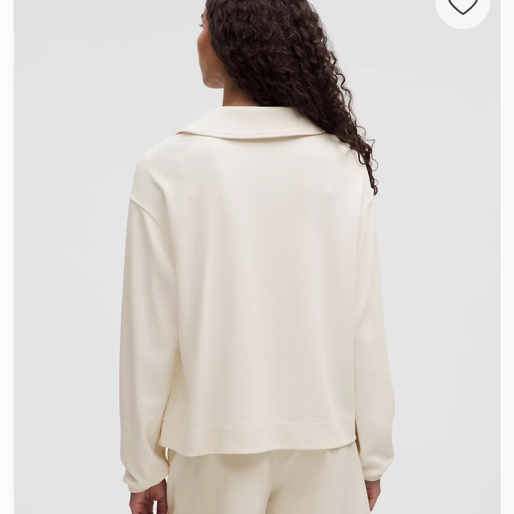 NWT 🍋 Lululemon Softstreme Pique Oversized Long-Sleeve Polo - Small - Picture 2 of 6